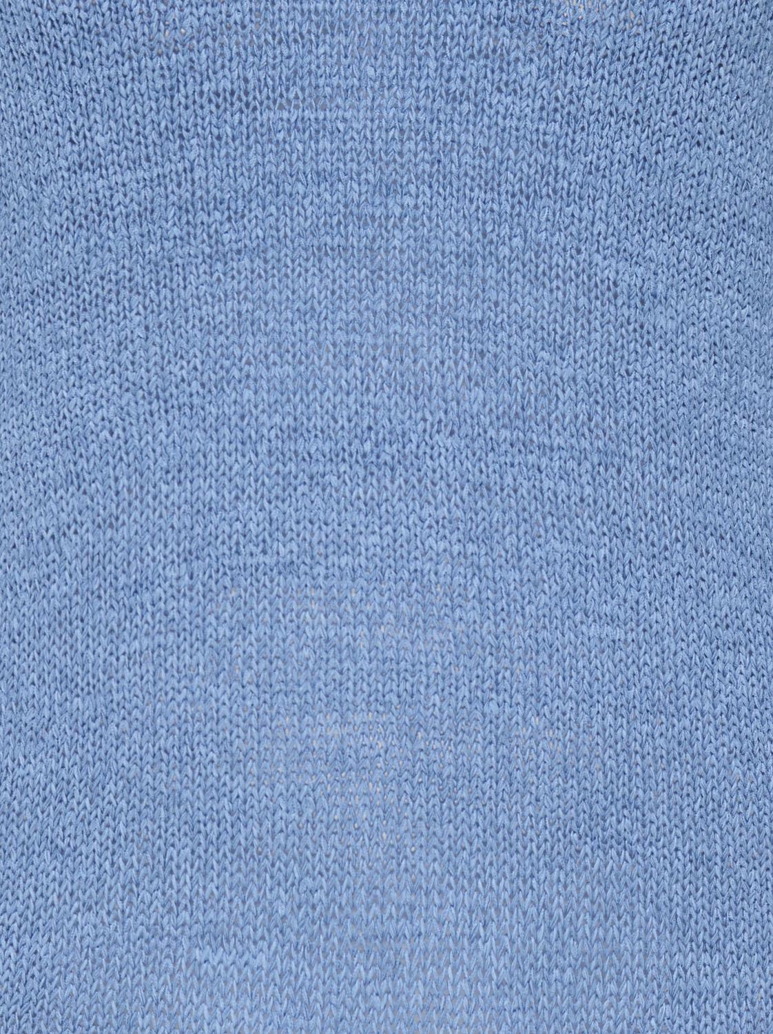 Carmakoma CARGEENA L/S V-NECK KNT Blauw - OAK Fashion Noordwolde
