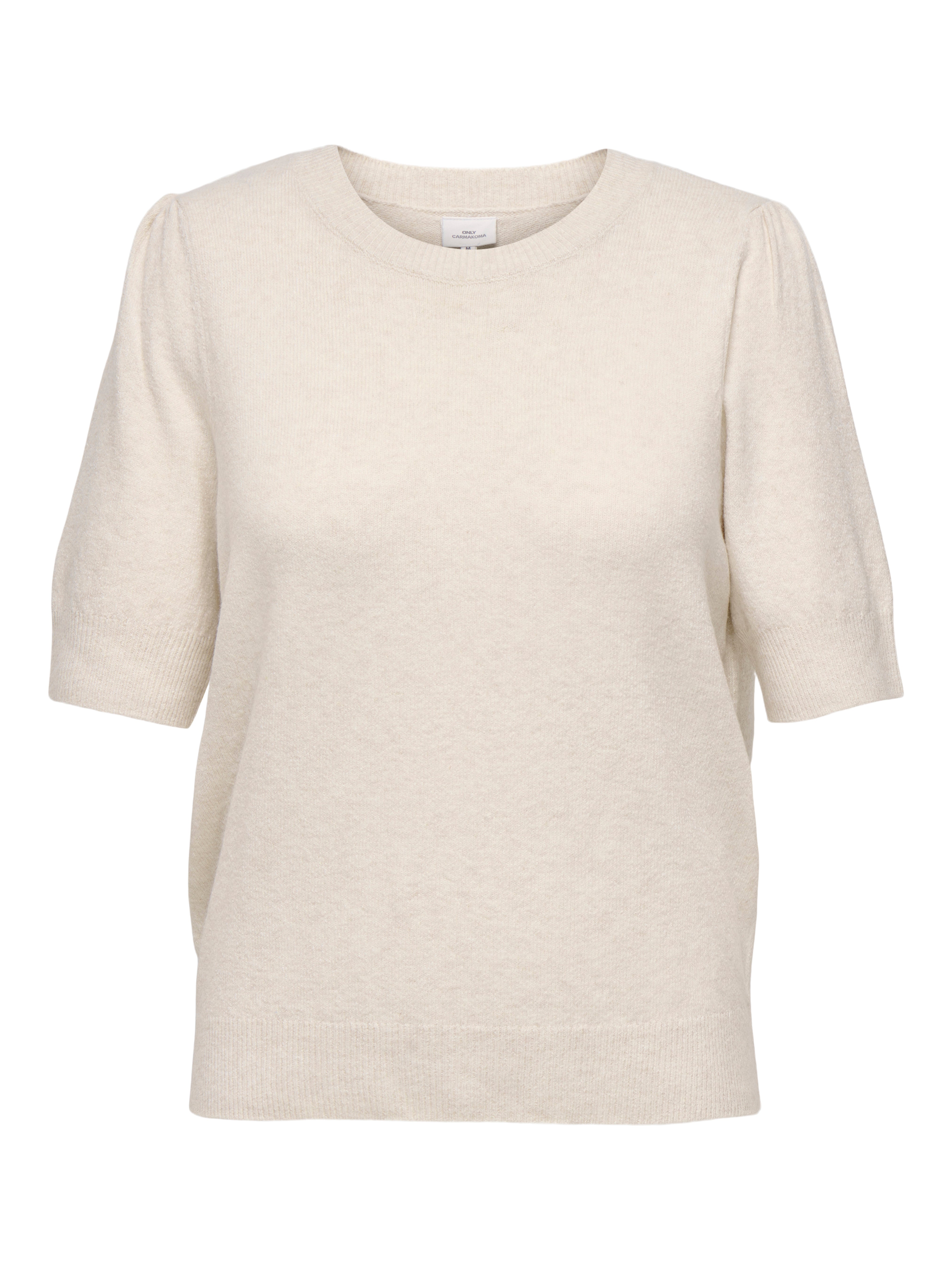 Carmakoma CARRICA LIFE 2/4 PULLOVER KNT NOOS Grijs - OAK Fashion Noordwolde