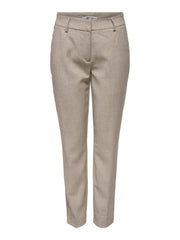 Carmakoma CARVERONICA-ELLY LIFE HW PANT TLR NOOS Grijs - OAK Fashion Noordwolde