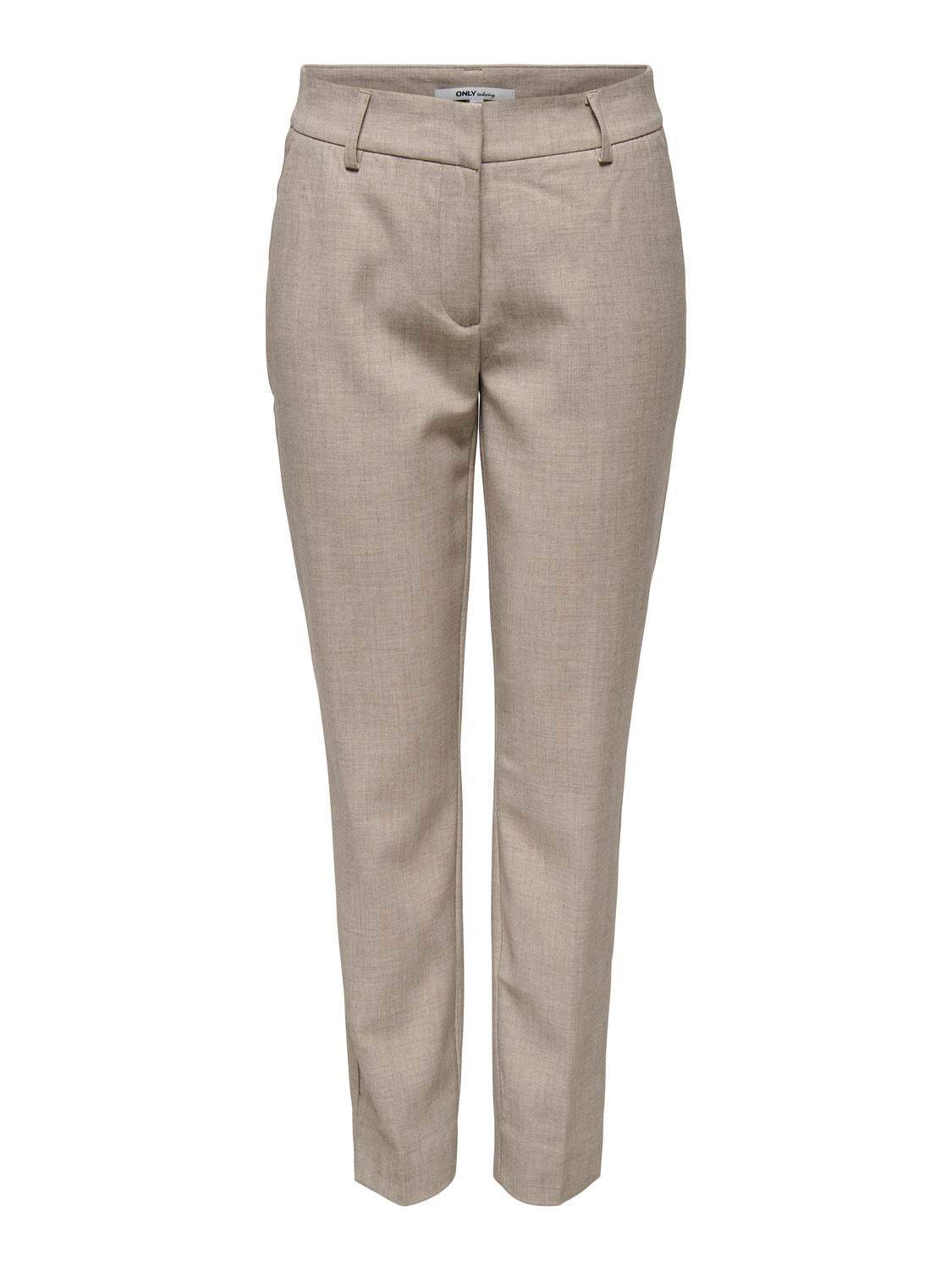 Carmakoma CARVERONICA-ELLY LIFE HW PANT TLR NOOS Grijs - OAK Fashion Noordwolde
