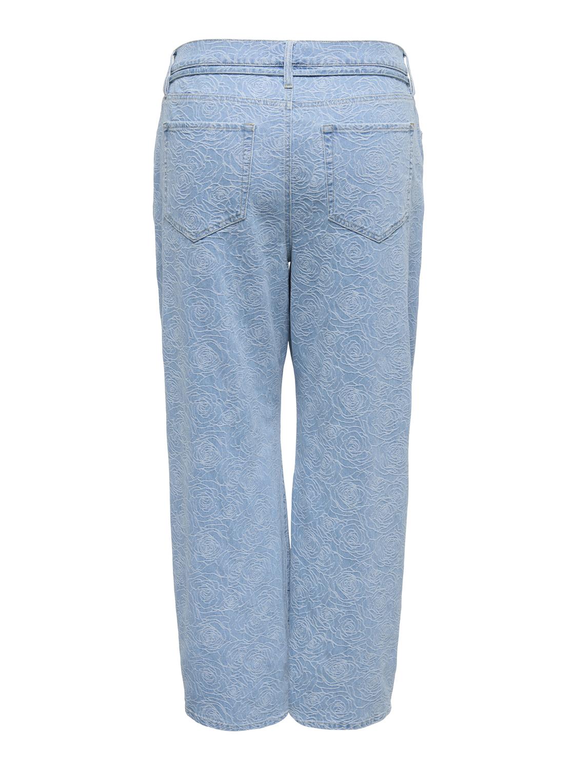 Carmakoma CARGIANNA MW STRAIGHT FLOWER DNM BJ Blauw - OAK Fashion Noordwolde