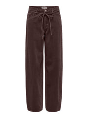 Carmakoma CARGIANNA-SILLA MW STR BELT PANT PNT Bruin - OAK Fashion Noordwolde