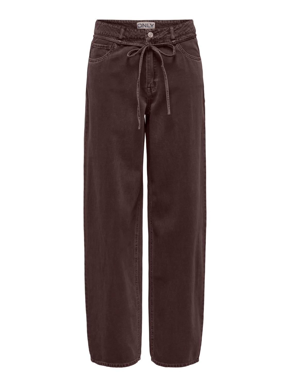 Carmakoma CARGIANNA-SILLA MW STR BELT PANT PNT Bruin - OAK Fashion Noordwolde