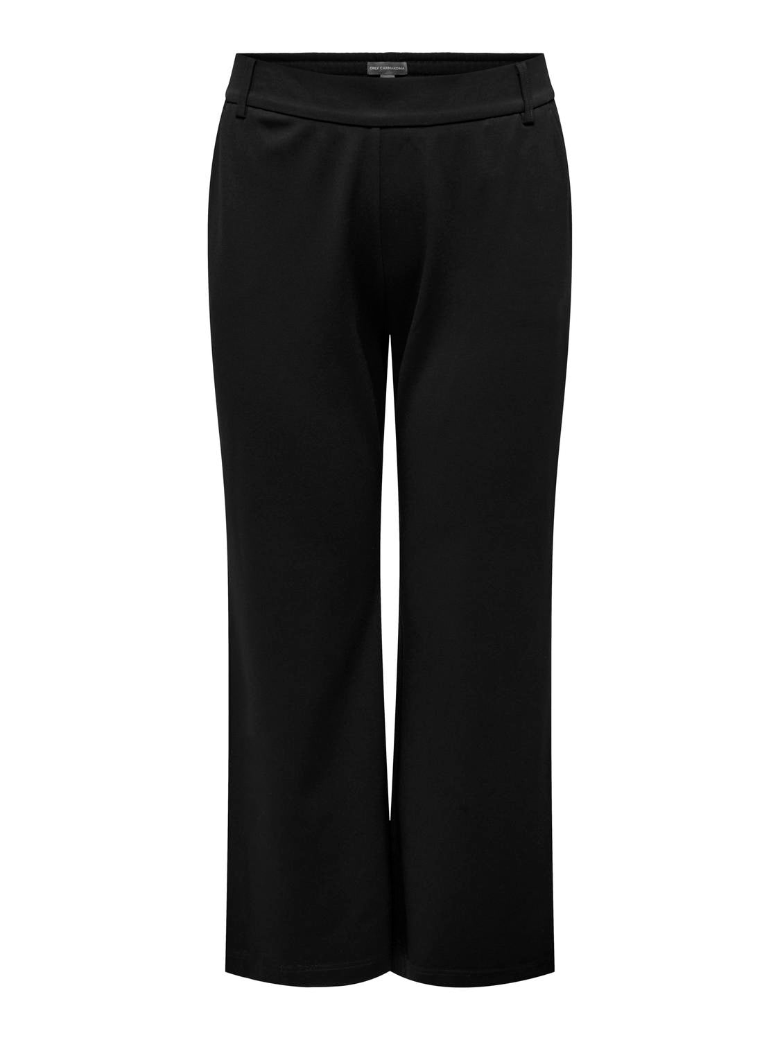 Carmakoma CARGOLDTRASH MW STRAIGHT PANT NOOS Zwart - OAK Fashion Noordwolde