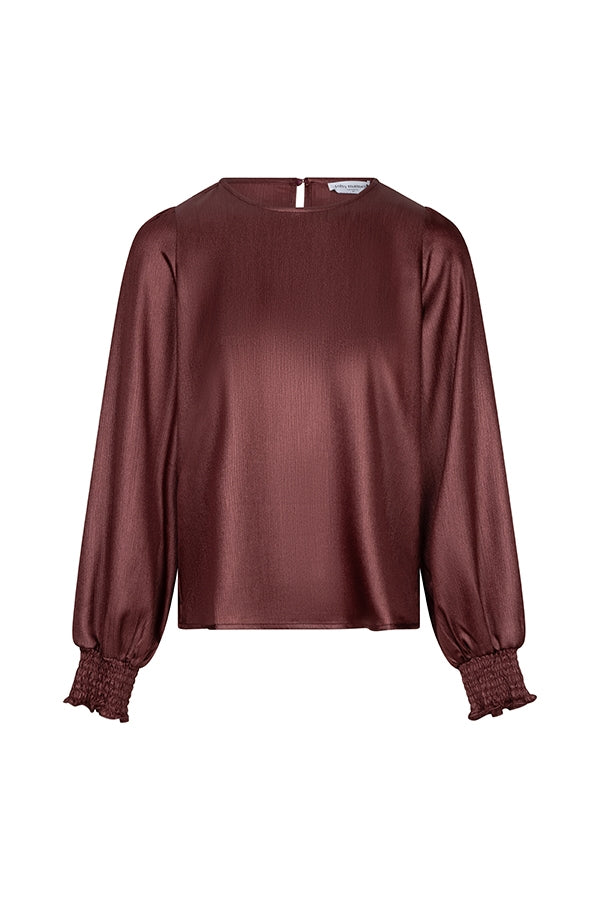 Lofty Manner Top Isli - Smock Sleeve Rood - OAK Fashion Noordwolde