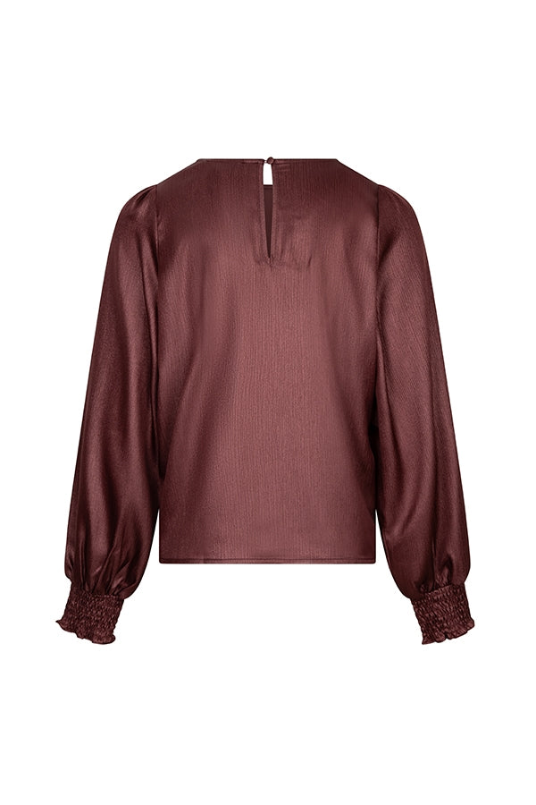 Lofty Manner Top Isli - Smock Sleeve Rood - OAK Fashion Noordwolde