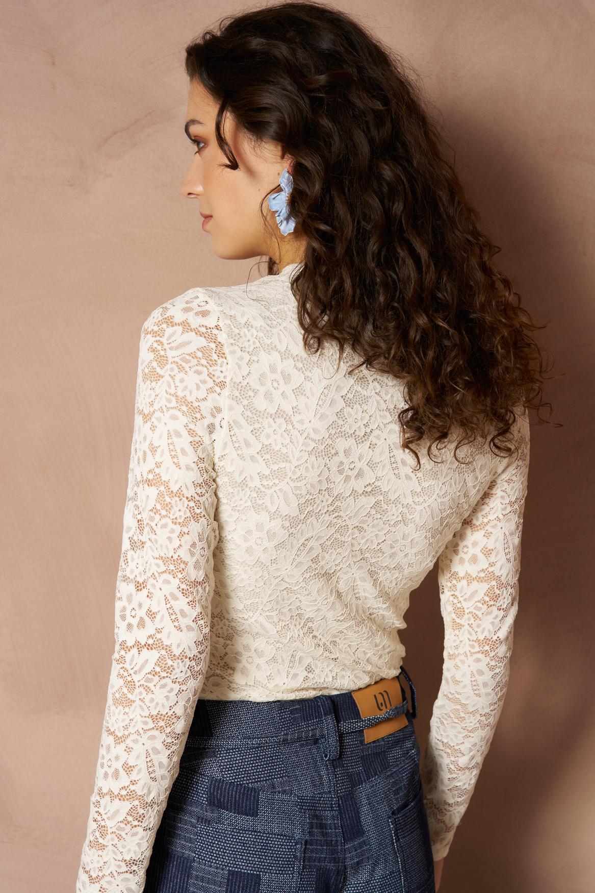 Lofty Manner Top Irea - Classis Lace Wit - OAK Fashion Noordwolde