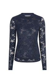 Lofty Manner Top Irea - Classis Lace Blauw - OAK Fashion Noordwolde