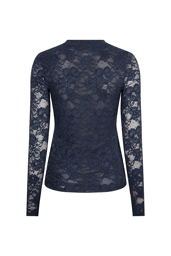 Lofty Manner Top Irea - Classis Lace Blauw - OAK Fashion Noordwolde