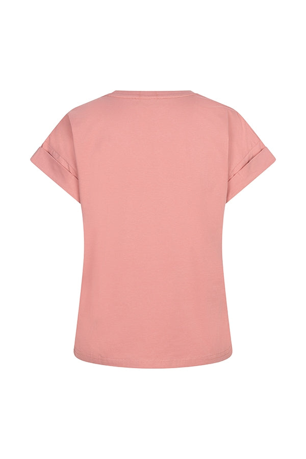 Lofty Manner T'Shirt Isole - Relaxed Rolled Up Rood - OAK Fashion Noordwolde