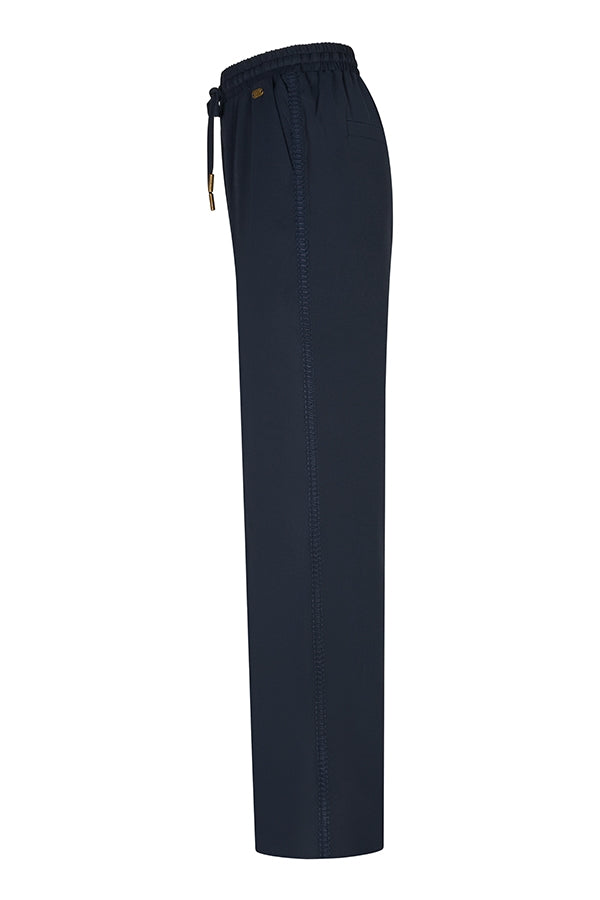 Lofty Manner Pant Inna -Sport Relaxed Blauw - OAK Fashion Noordwolde