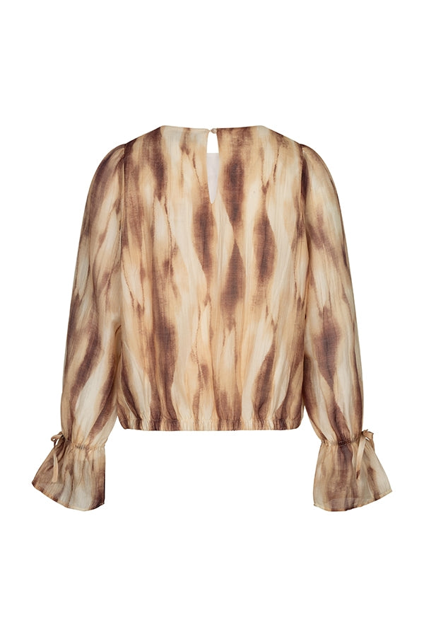 Lofty Manner Top Hyna - Relaxed Balloon Bruin - OAK Fashion Noordwolde