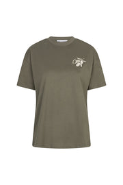 Lofty Manner T'Shirt Imma - Boxy Regular Bruin - OAK Fashion Noordwolde
