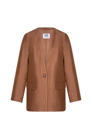 Lofty Manner Blazer Hela - Clean Cocoon Bruin - OAK Fashion Noordwolde
