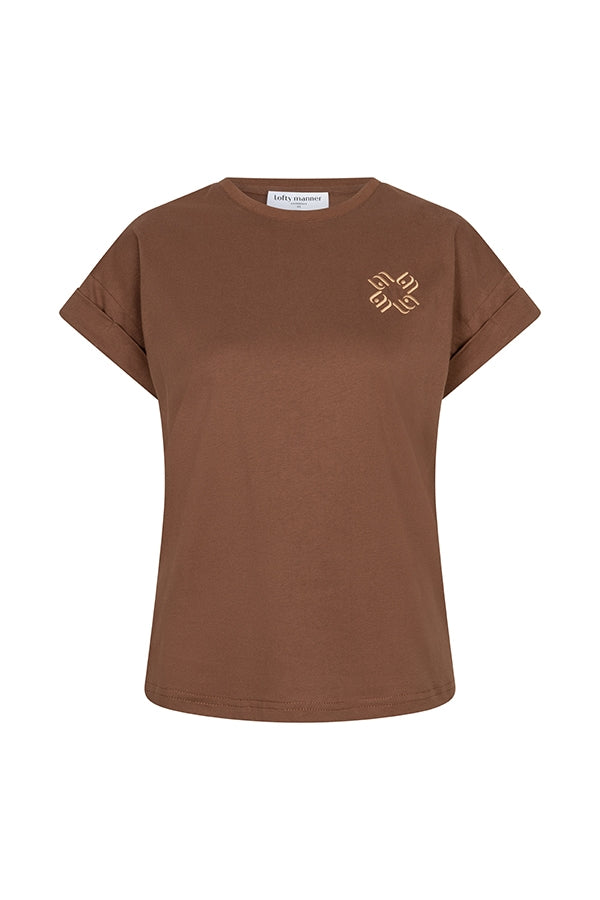 Lofty Manner T-Shirt Isole Bruin - OAK Fashion Noordwolde