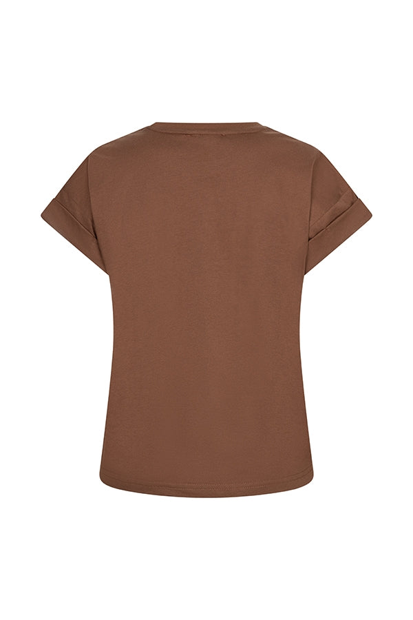 Lofty Manner T-Shirt Isole Bruin - OAK Fashion Noordwolde