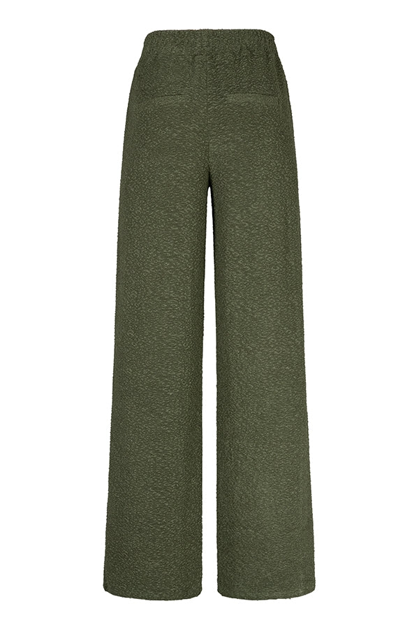 Lofty Manner Pant Mea - Mid Rise Relaxed Groen - OAK Fashion Noordwolde