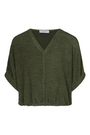 Lofty Manner Top Hima - Structured Body Groen - OAK Fashion Noordwolde
