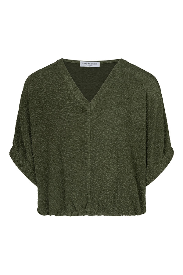 Lofty Manner Top Hima - Structured Body Groen - OAK Fashion Noordwolde