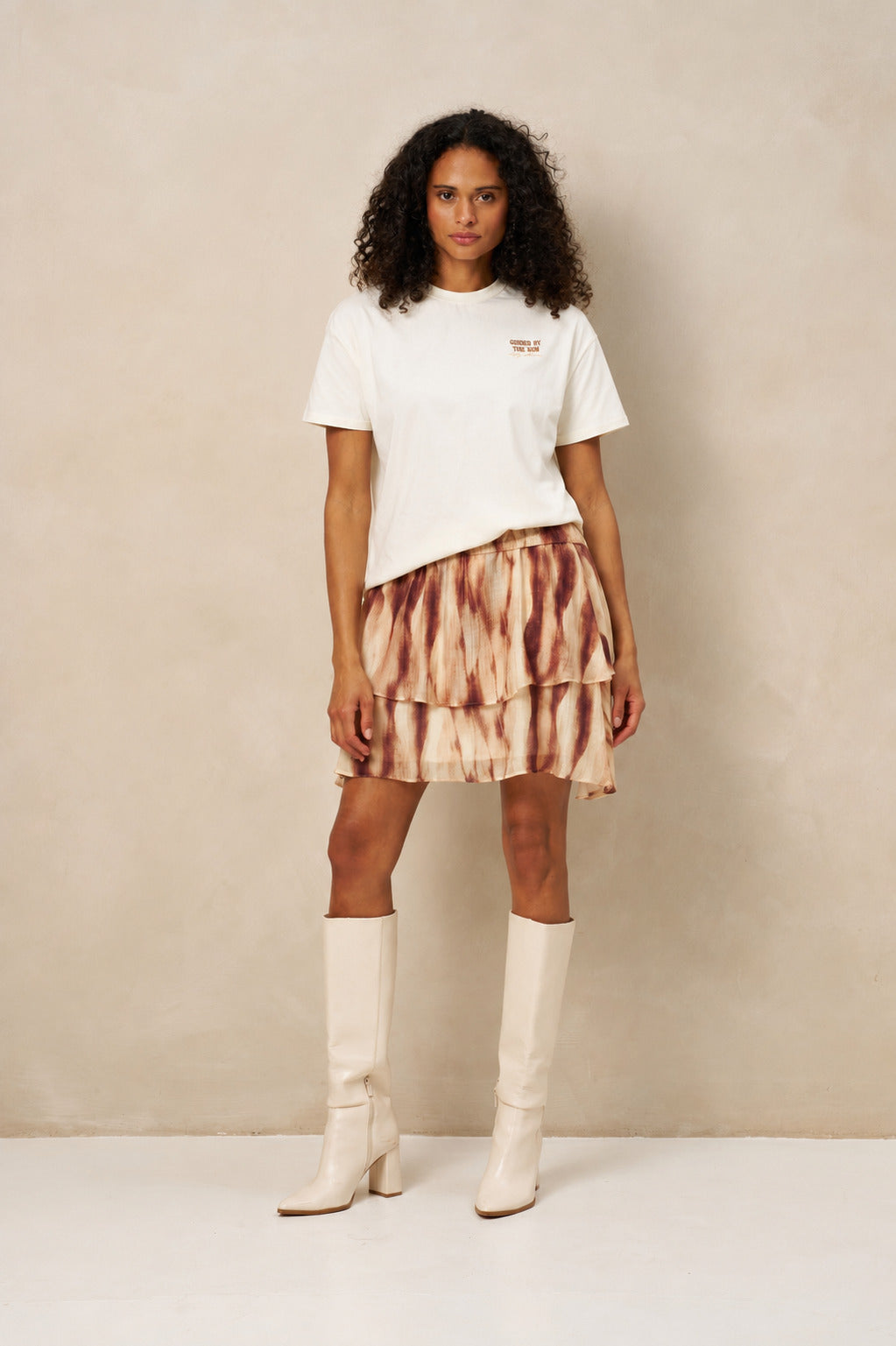 Lofty Manner T-shirt Imma Wit - OAK Fashion Noordwolde