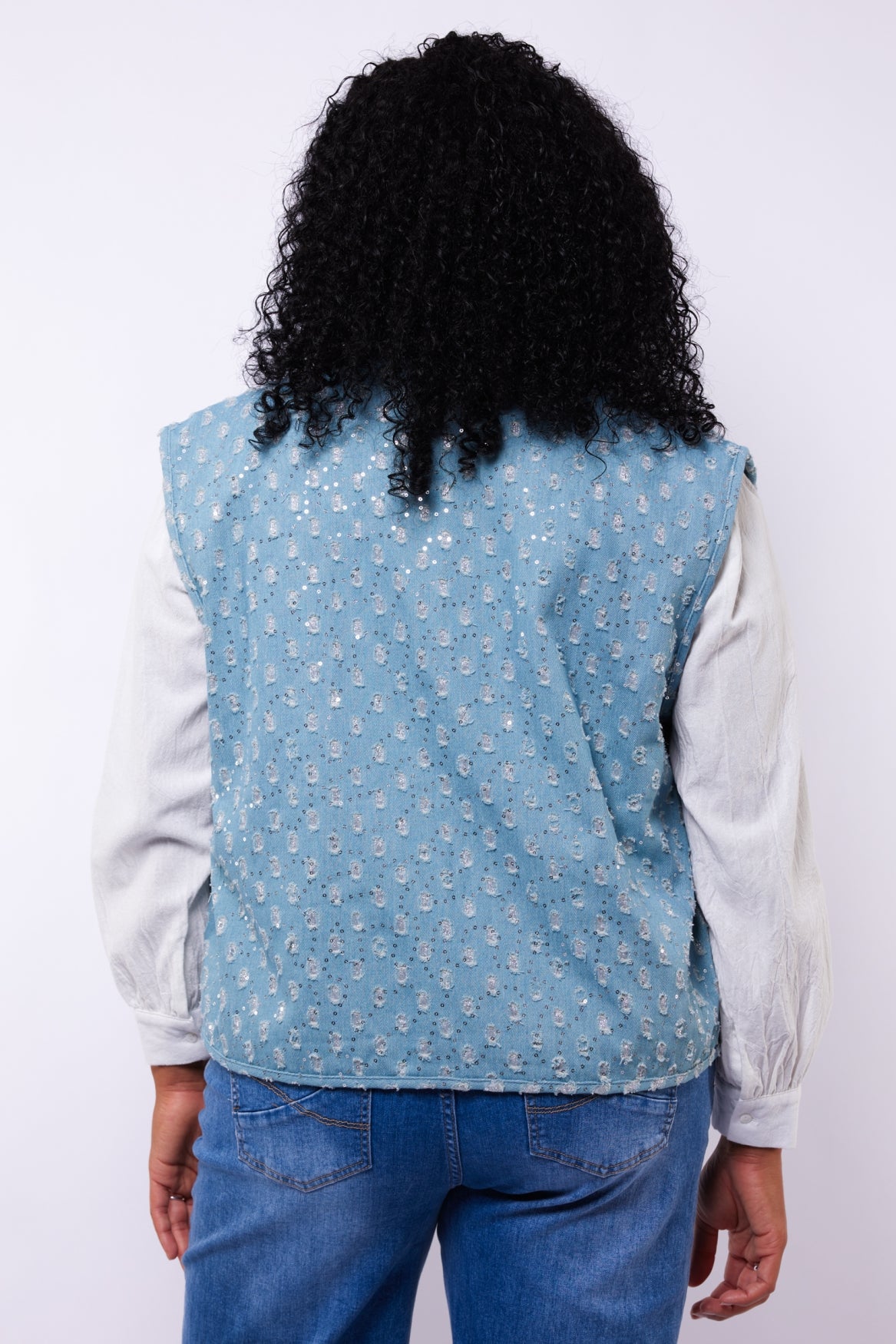 Exxcellent Isa gilet Blauw - OAK Fashion Noordwolde
