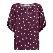 &Co Woman AXELLE DOT Paars - OAK Fashion Noordwolde