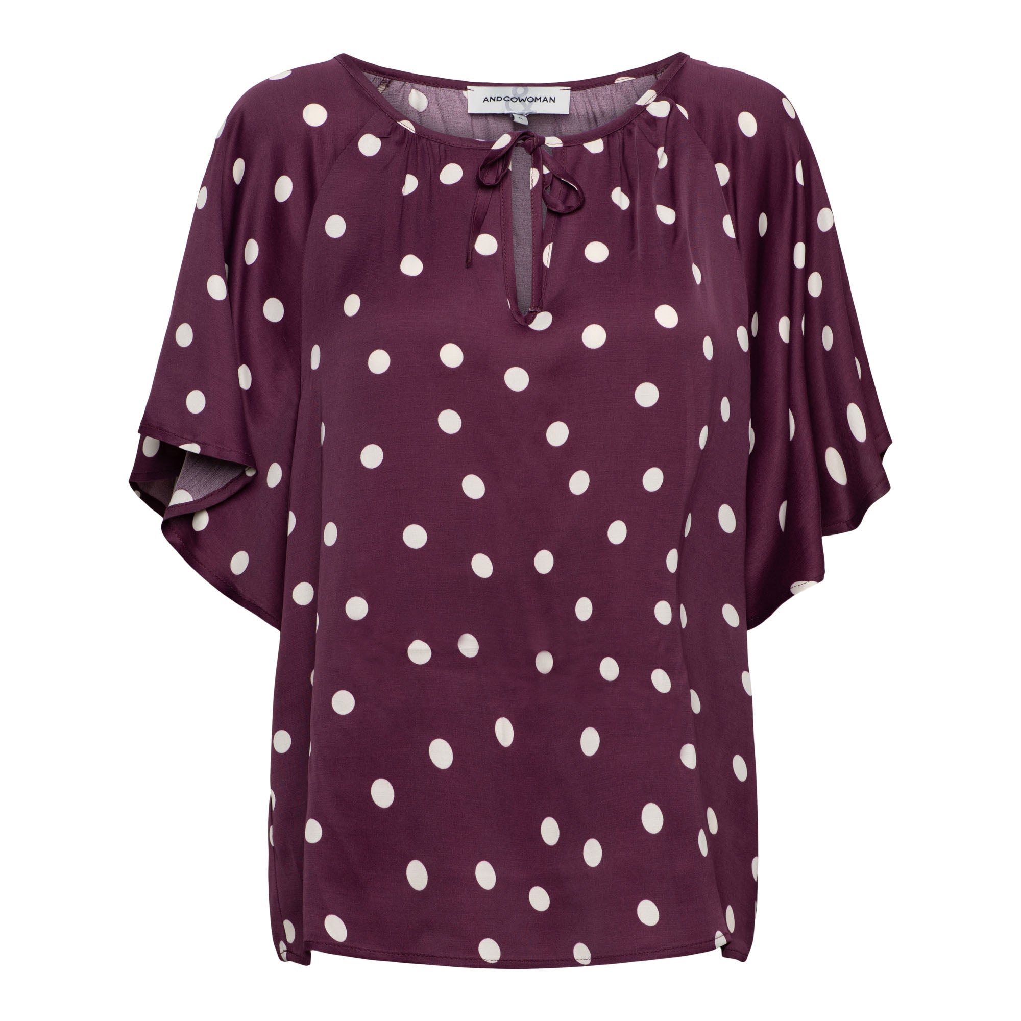 &Co Woman AXELLE DOT Paars - OAK Fashion Noordwolde