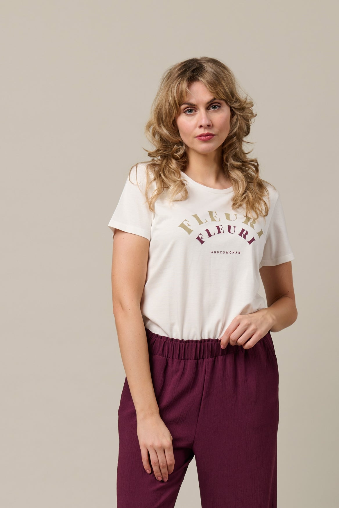 &Co Woman FLEURI Wit - OAK Fashion Noordwolde