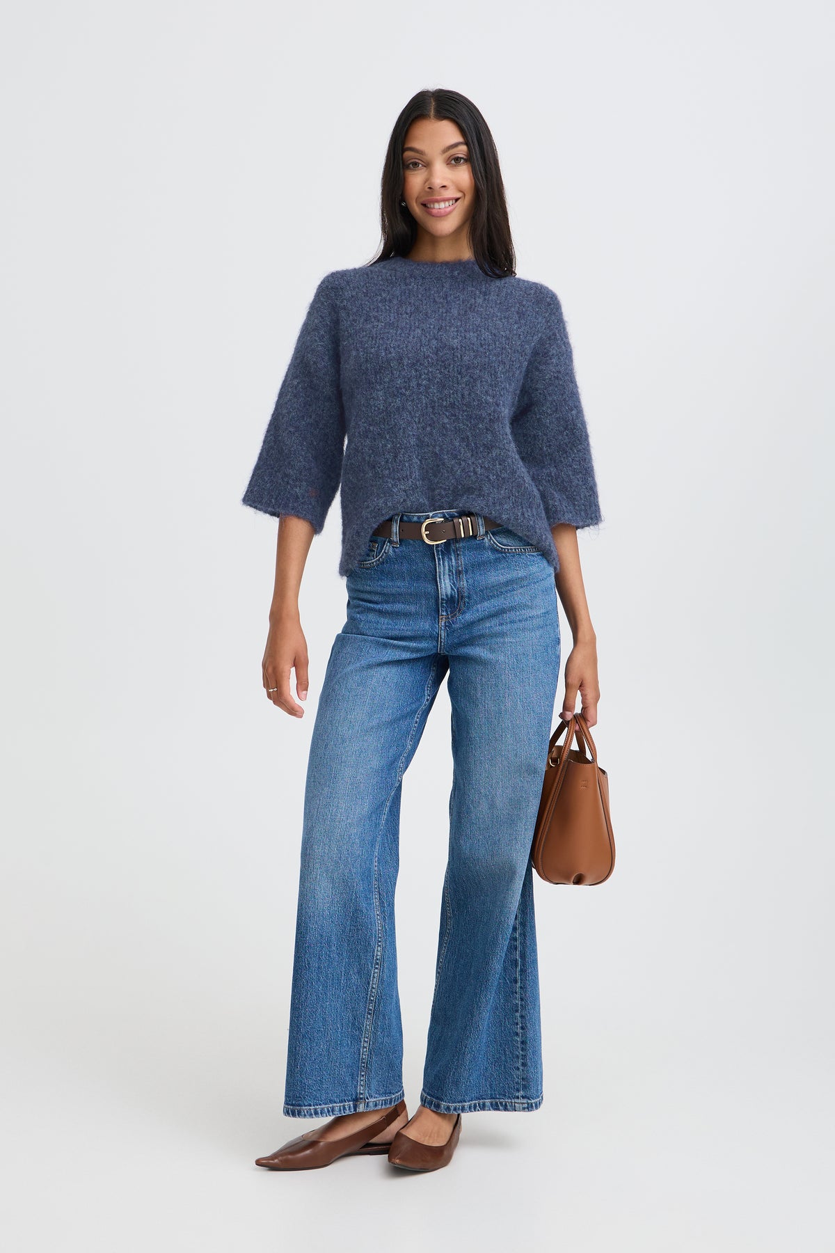 B. Young BYNYLA JUMPER Blue Horizon Melange - OAK Fashion Noordwolde
