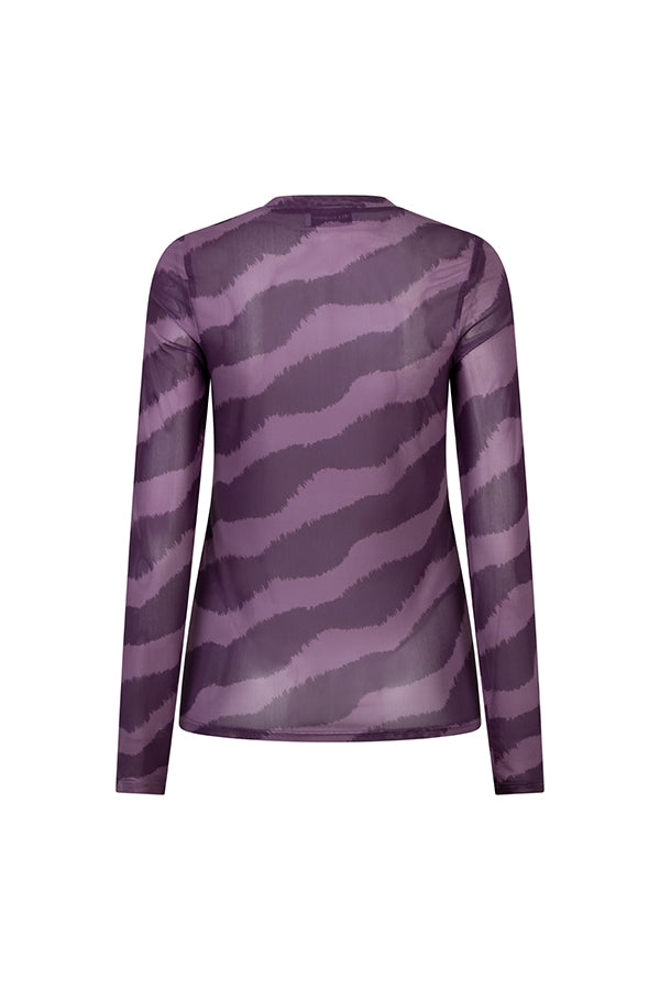 Lofty Manner Top Zina Paars - OAK Fashion Noordwolde