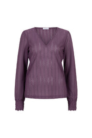 Lofty Manner Blouse Mealis Paars - OAK Fashion Noordwolde