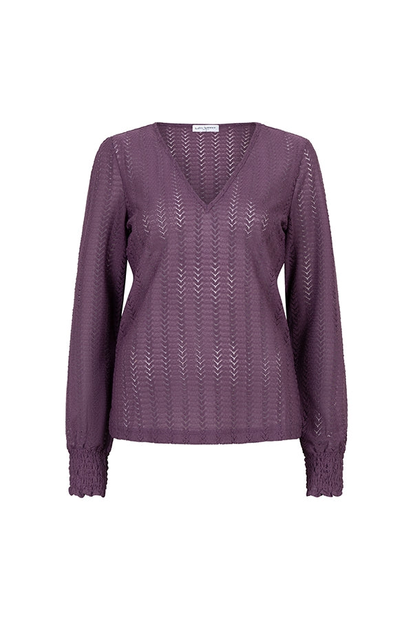 Lofty Manner Blouse Mealis Paars - OAK Fashion Noordwolde