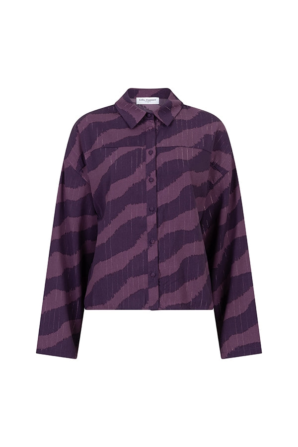 Lofty Manner Blouse Tova Paars - OAK Fashion Noordwolde