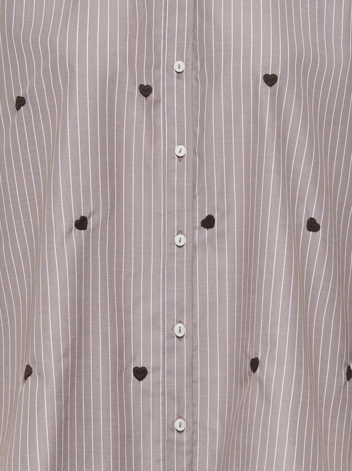 Carmakoma CARNEW LINA GRACE LS EMB SHIRT WVN NOOS Bruin - OAK Fashion Noordwolde