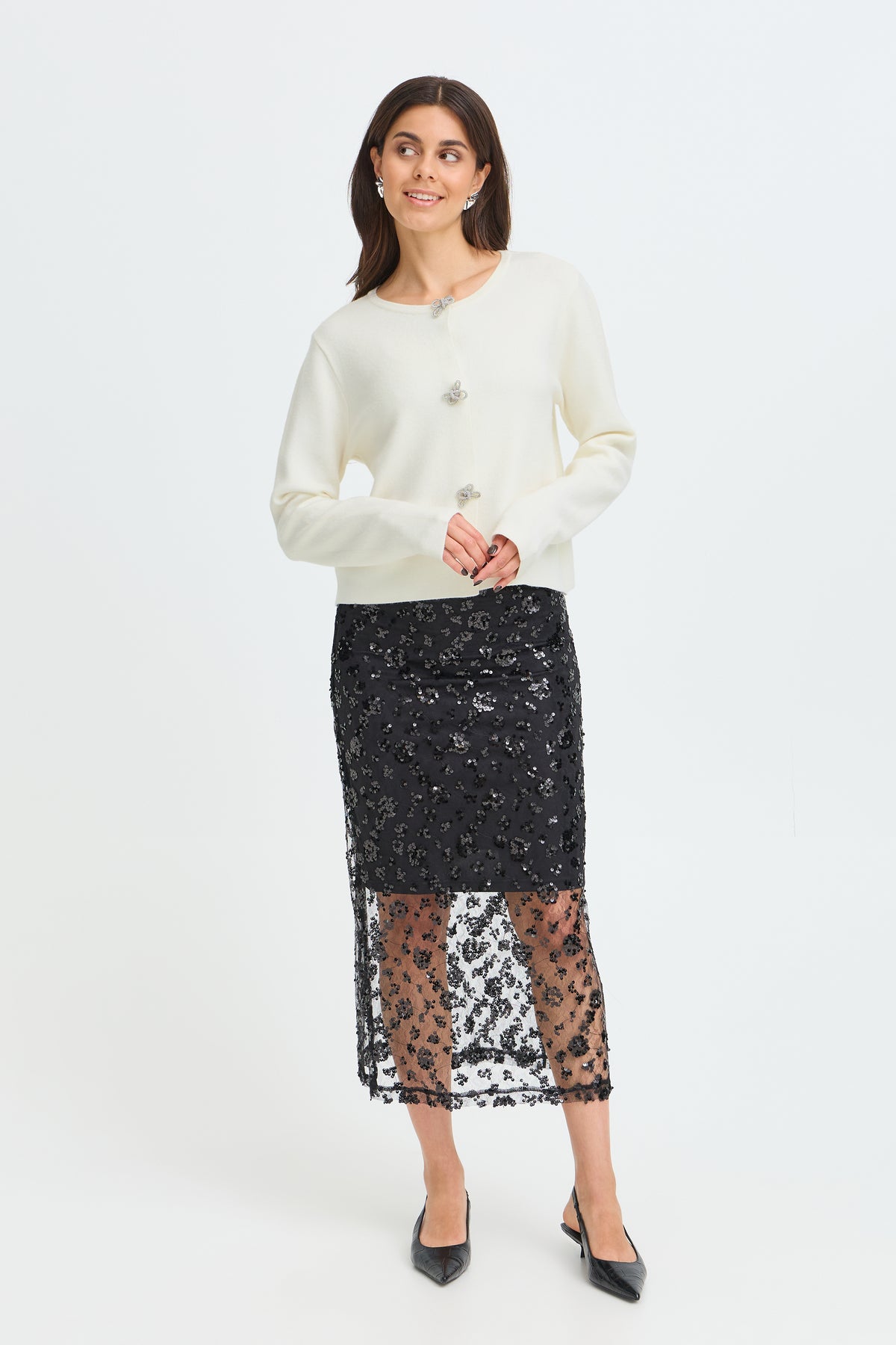 Fransa FRSALLY CAR 9 Whisper White - OAK Fashion Noordwolde