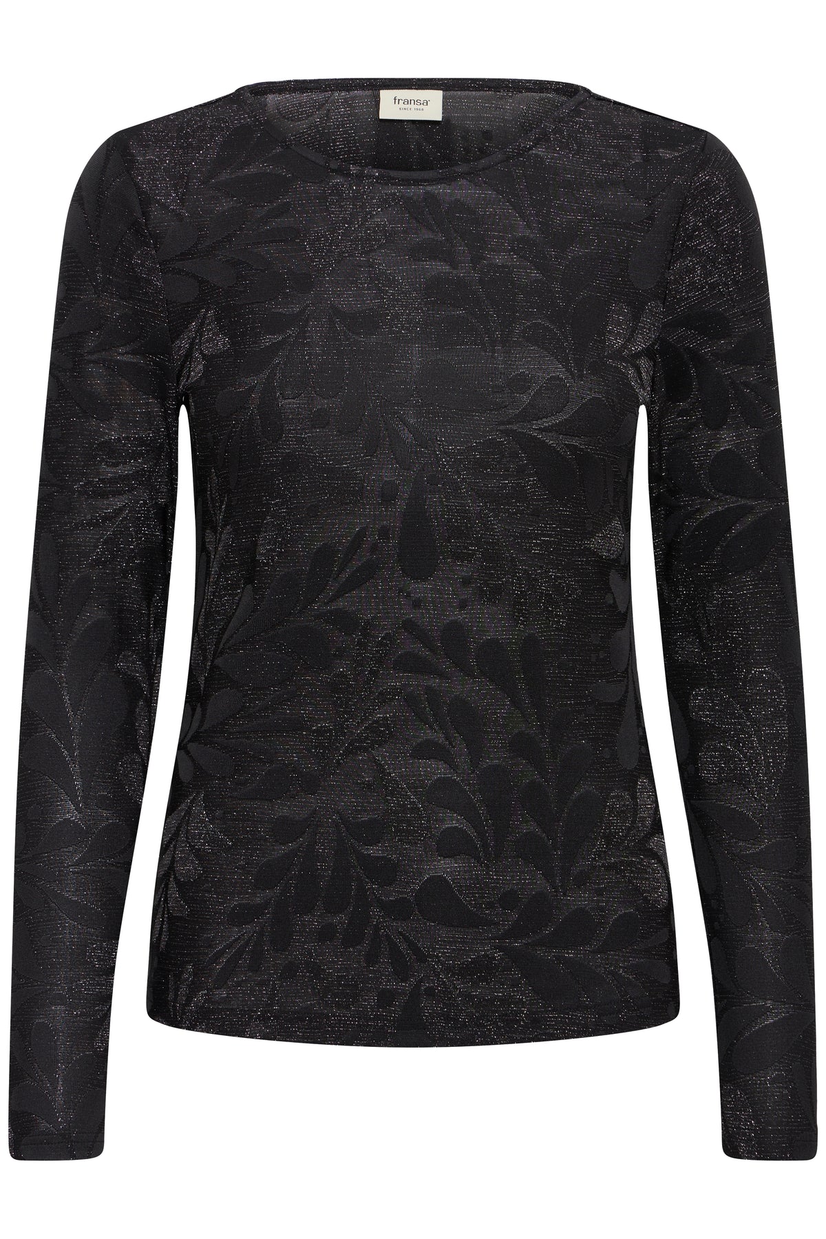 Fransa FRMARGOT TEE 1 Meteorite - OAK Fashion Noordwolde