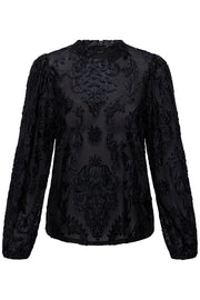 Fransa FRARLOWE TEE 1 Meteorite - OAK Fashion Noordwolde