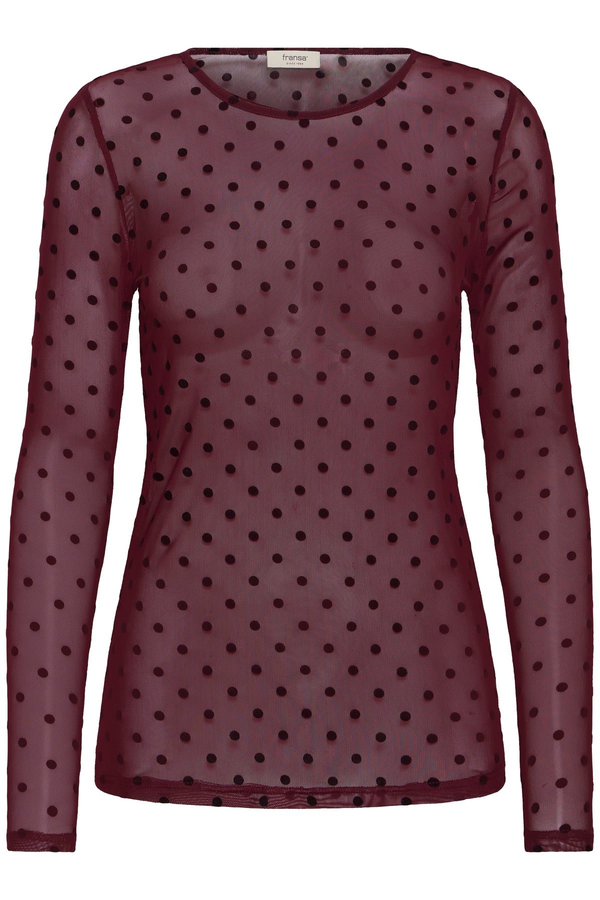 Fransa FRDETA TEE 1 PORT ROYALE DOTS - OAK Fashion Noordwolde