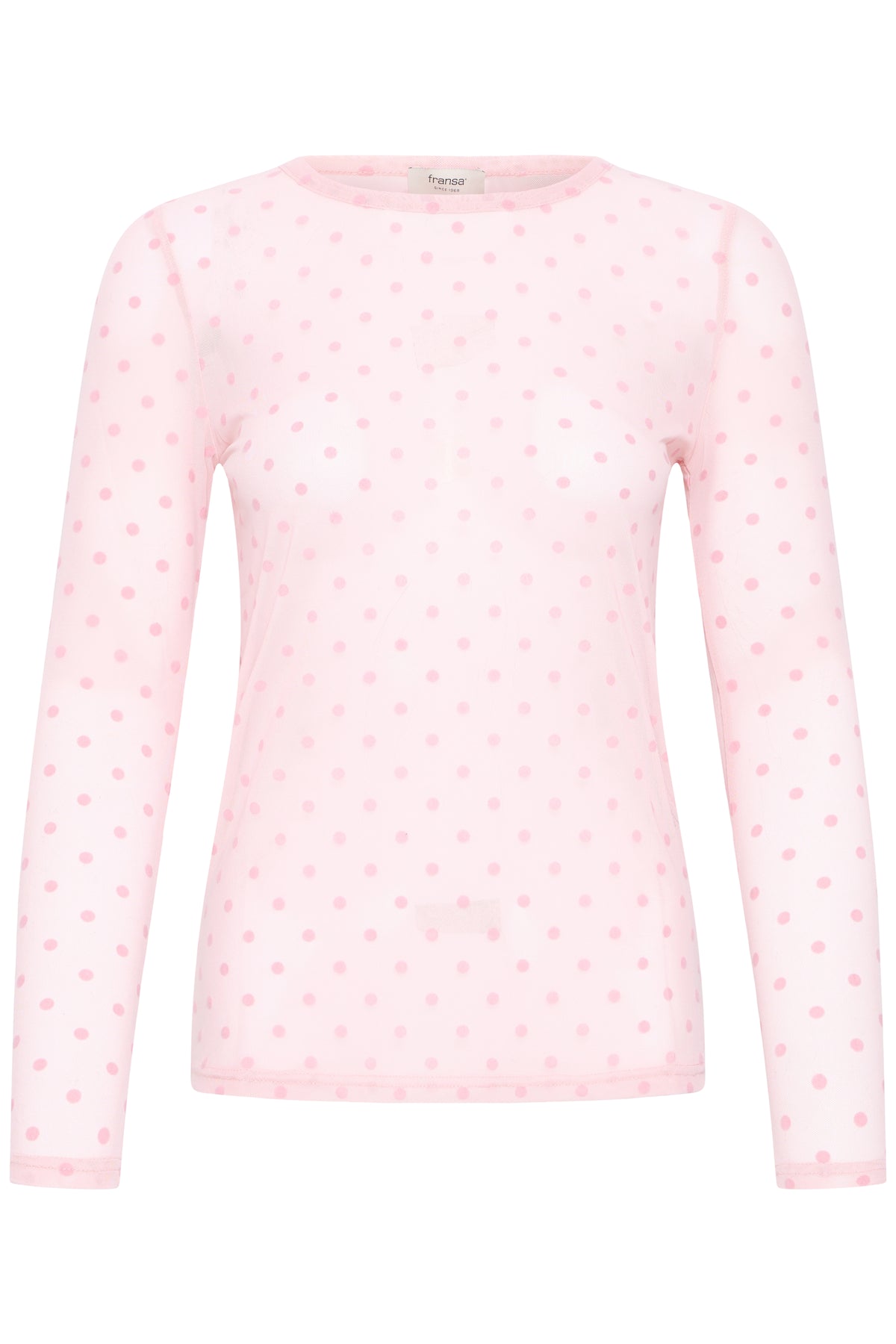 Fransa FRDETA TEE 1 PEACHSKIN DOTS - OAK Fashion Noordwolde