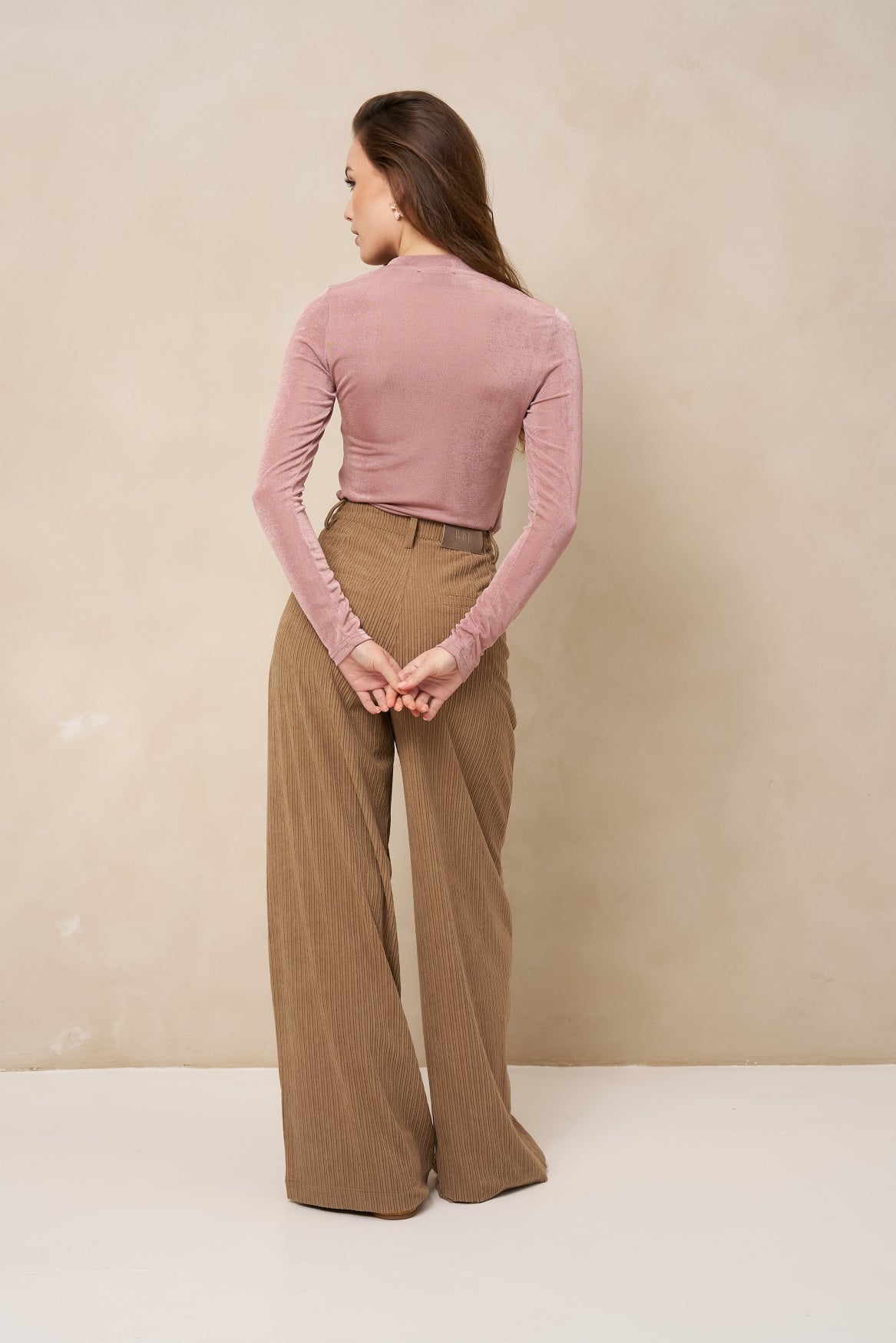 Lofty Manner Top Jessy - High Neck Roze - OAK Fashion Noordwolde