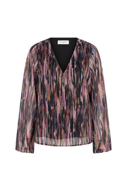 Lofty Manner Top Jannie - Abstract Printed Groen - OAK Fashion Noordwolde