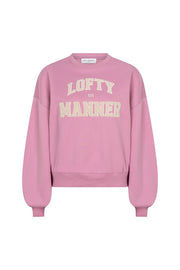 Lofty Manner Sweater Kensi - Balloon Sleeve Roze - OAK Fashion Noordwolde
