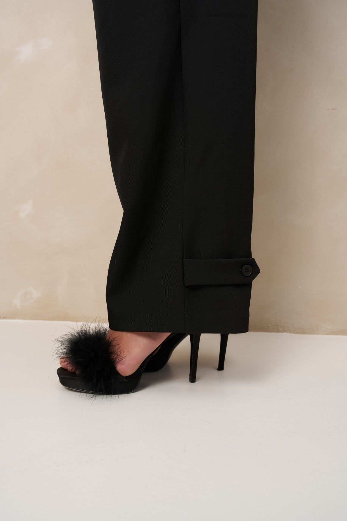 Lofty Manner Pant Jax - Tailored Strap Zwart - OAK Fashion Noordwolde