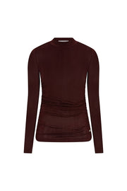 Lofty Manner Top Kelly - Gathered Top Rood - OAK Fashion Noordwolde