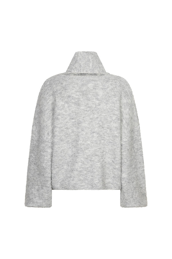 Lofty Manner Jumper Kira - Relaxed Knit Grijs - OAK Fashion Noordwolde