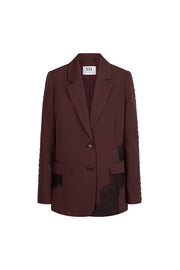 Lofty Manner Blazer Kae - Relaxed Lace Rood - OAK Fashion Noordwolde