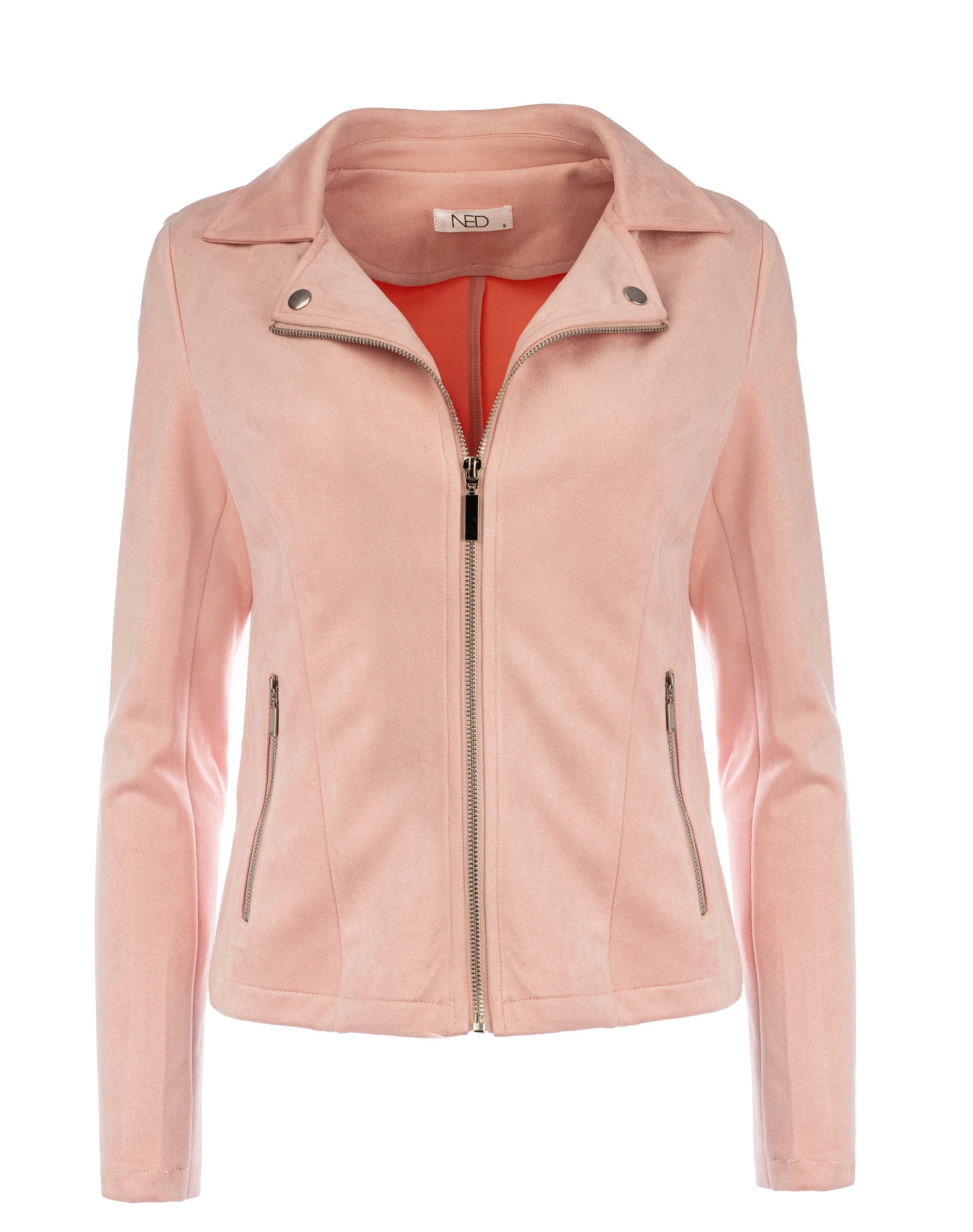 NED Yansel LS Suedine Roze - OAK Fashion Noordwolde