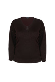 Exxcellent Kirsten knit pullover Paars - OAK Fashion Noordwolde
