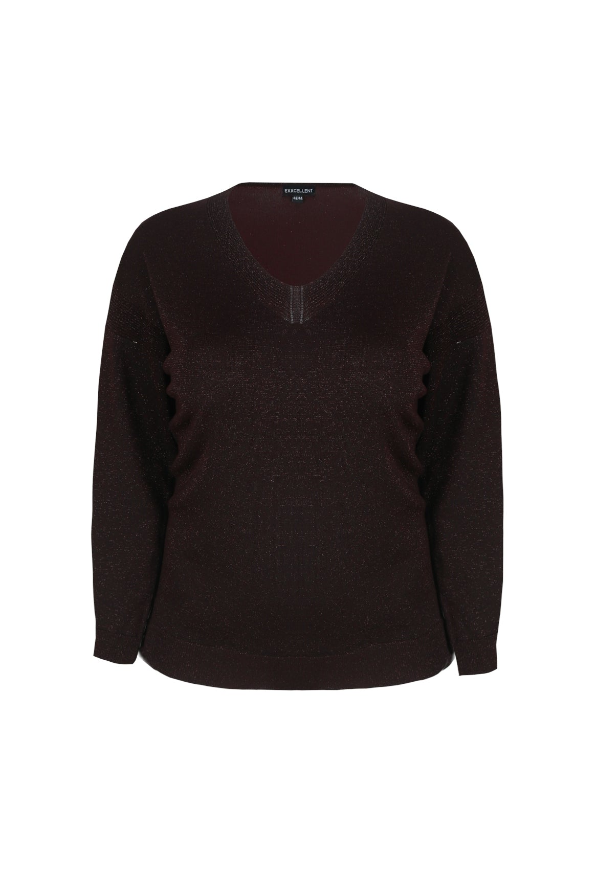 Exxcellent Kirsten knit pullover Paars - OAK Fashion Noordwolde