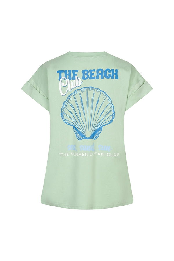 Lofty Manner T-Shirt Rosahlie Groen - OAK Fashion Noordwolde